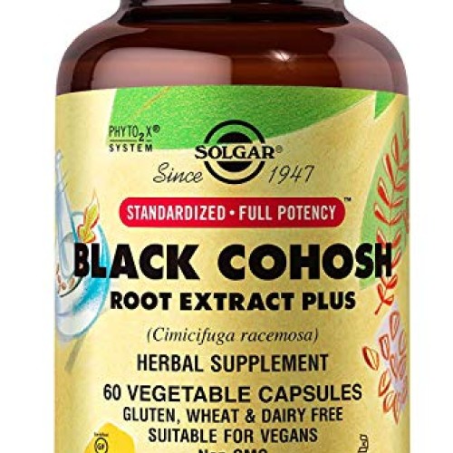 Solgar Standardized Full Potency Black Cohosh Root Extract Vegeta...