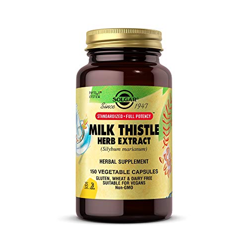 Solgar - Standardized Full Potency Milk Thistle Herb Extract, 150...