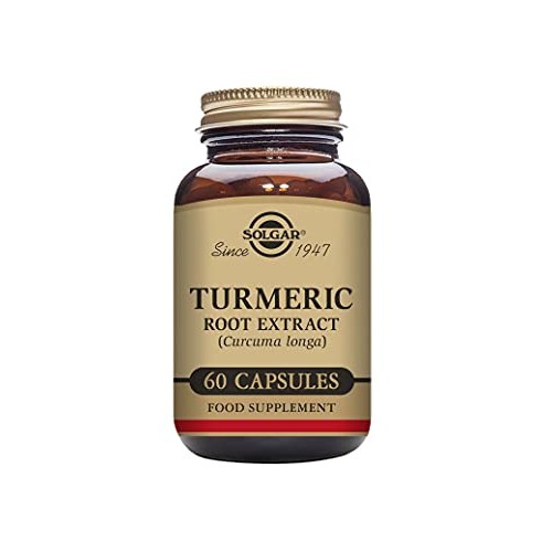 Solgar Standardized Turmeric Root Extract 400 mg, 60 Vegetable Ca...