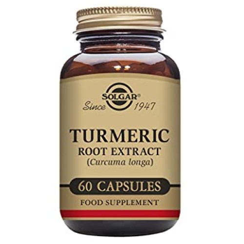 Solgar Standardized Turmeric Root Extract 400 mg, 60 Vegetable Ca...