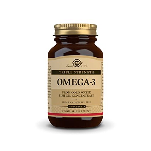 Solgar Triple Strength Omega-3 950 mg, 100 Softgels - Supports Ca...