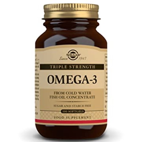 Solgar Triple Strength Omega-3 950 mg, 100 Softgels - Supports Ca...