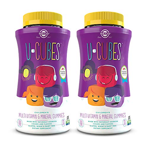 Solgar U-Cubes Childrens Multi-Vitamin & Minerals, 120 Gummies -...