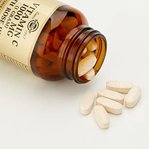 Solgar Vitamin C 1000 mg with Rose Hips, 100 Tablets - Antioxidan...