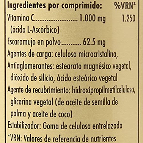 Solgar Vitamin C 1000 mg with Rose Hips, 100 Tablets - Antioxidan...