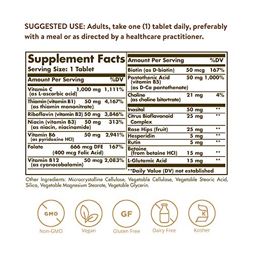 Ultimate B+C Complex Stress Formula 90 Tablets