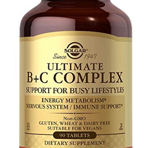 Ultimate B+C Complex Stress Formula 90 Tablets