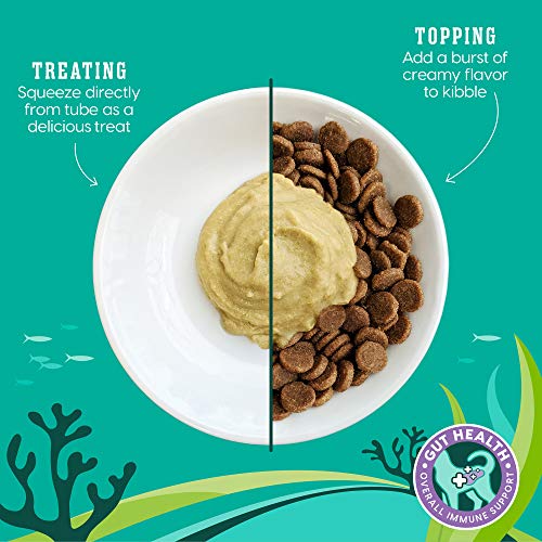 SeaMeal Squeeze Tuna Lickable Cat Treat with Seaweed for Skin, Co...