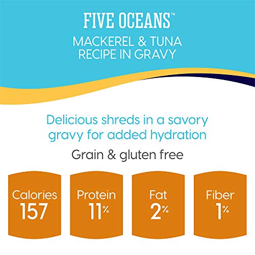 Solid Gold - Five Oceans Shreds in Gravy - Holistic Wet Cat Food