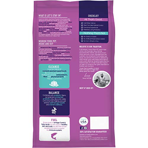 Solid Gold - Let’S Stay In Salmon - Grain-Free - Indoor Formula D...