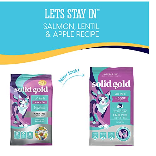 Solid Gold - Let’S Stay In Salmon - Grain-Free - Indoor Formula D...