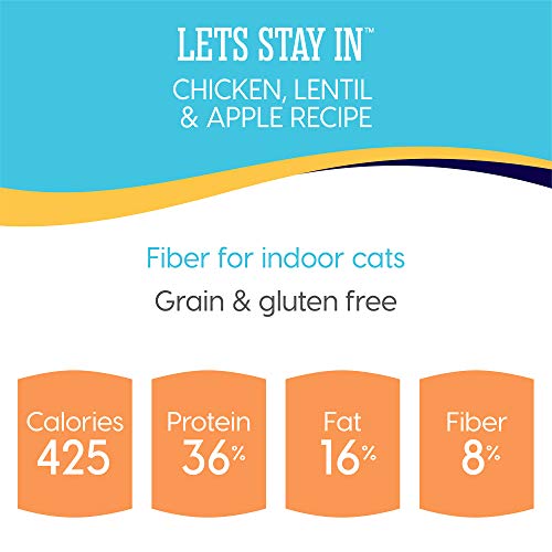 Solid Gold Lets Stay In Indoor Cat Chicken, Lentil & Apple Recip...