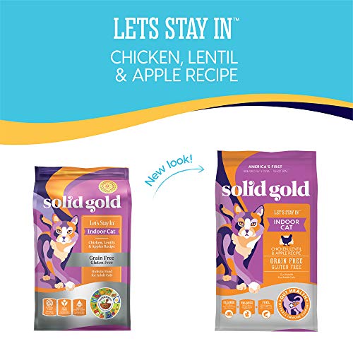 Solid Gold Lets Stay In Indoor Cat Chicken, Lentil & Apple Recip...
