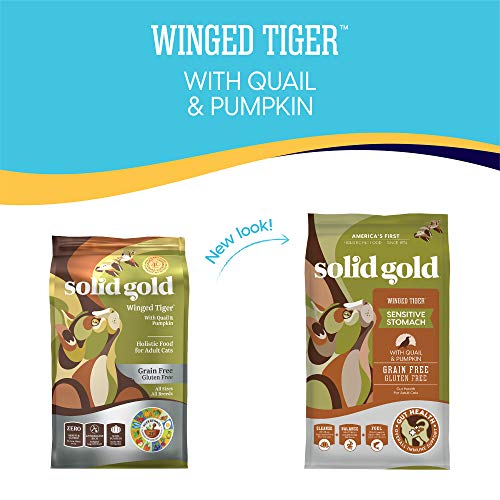 Solid Gold - Winged Tiger with Real Quail & Pumpkin - Grain Free ...