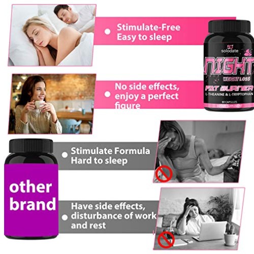 2 Pack Night Time Fat Burner,Appetite Suppressant and Sleep Aid S...