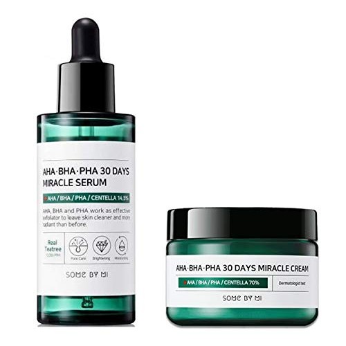 Somebymi AHA BHA PHA Miracle Serum 1.7 oz / 50ml + Cream 1.7 o...