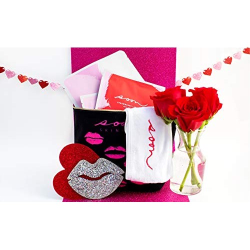 Soon Skincare Gift Pack | Luxury Korean Skin Care with 2 Lips Mas...