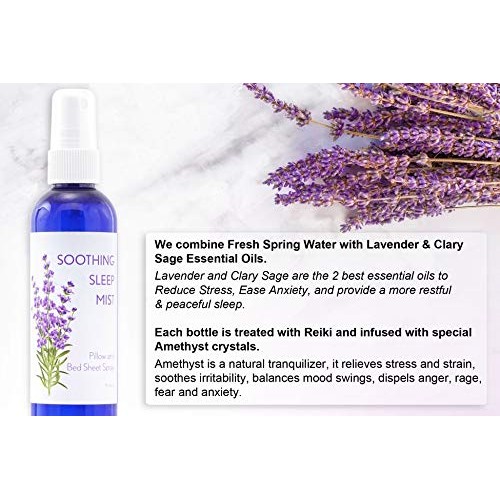 Lavender and Chamomile Bedtime Pajama Spray and Pillow Mist. Nigh...