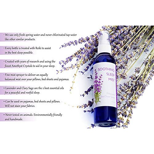 Lavender and Chamomile Bedtime Pajama Spray and Pillow Mist. Nigh...