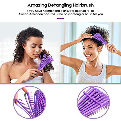 Detangling Brush, Hair Detangler Brush for Natural Hair, Hair Bru...