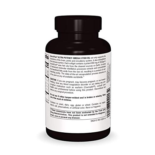 Source Naturals ArcticPure Ultra Potency 850 mg Omega-3 Fish Oil ...