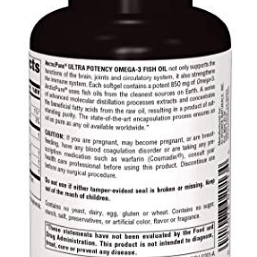 Source Naturals ArcticPure Ultra Potency 850 mg Omega-3 Fish Oil ...