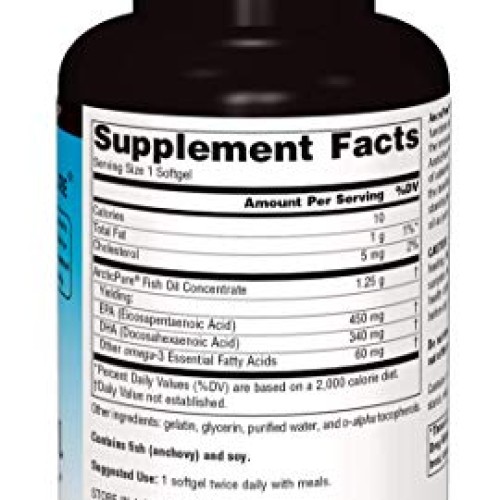 Source Naturals ArcticPure Ultra Potency 850 mg Omega-3 Fish Oil ...