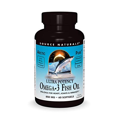 Source Naturals ArcticPure Ultra Potency 850 mg Omega-3 Fish Oil ...