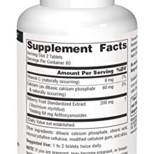 Source Naturals Bilberry Extract 100 mg Standardized Botanical An...