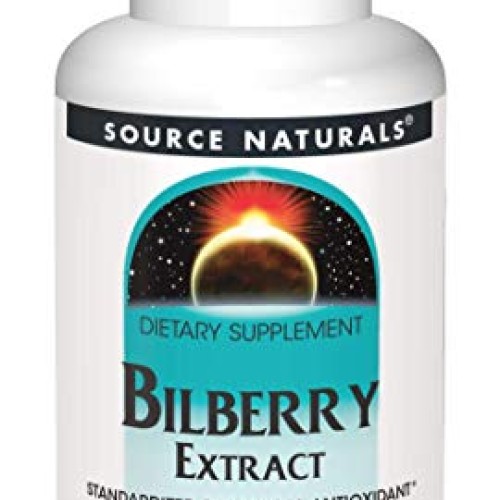 Source Naturals Bilberry Extract 100 mg Standardized Botanical An...