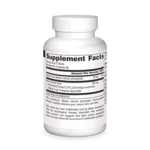 Source Naturals Black Cohosh Extract, 120 Tablets