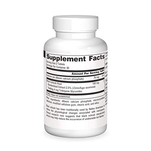 Source Naturals Black Cohosh Extract, 60 Tablets