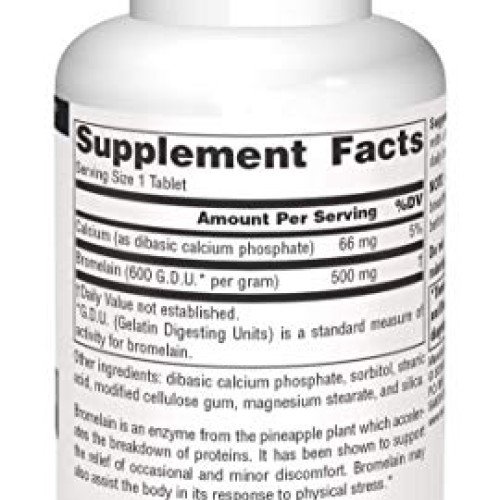 Source Naturals Bromelain 500mg Proteolytic Enzyme Supplement - 1...