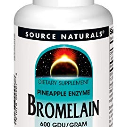Source Naturals Bromelain 500mg Proteolytic Enzyme Supplement - 1...