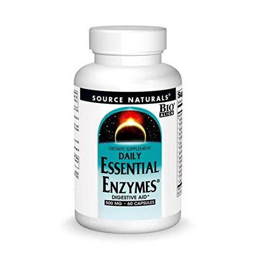 Source Naturals Essential Enzymes 500mg Bio-Aligned Multiple Enzy...