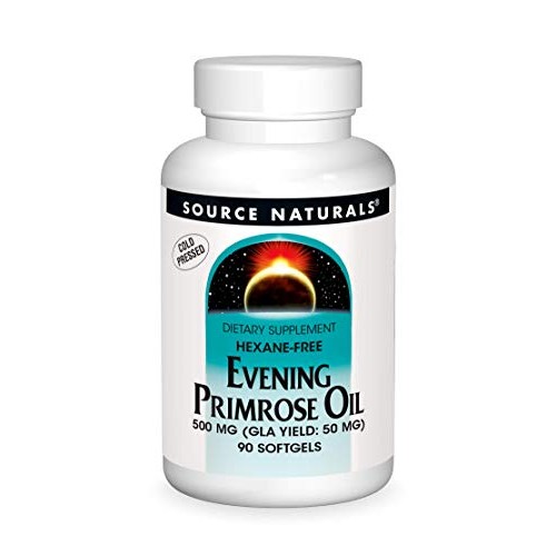 Source Naturals Evening Primrose Oil - Hexane-Free - 500mg - GLA ...