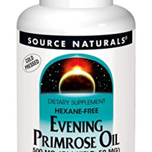 Source Naturals Evening Primrose Oil - Hexane-Free - 500mg - GLA ...