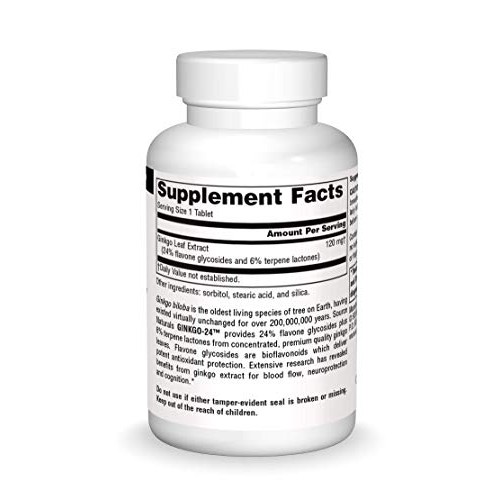 Source Naturals Ginkgo-24 - Ginkgo Biloba Extract 120 mg Supports...