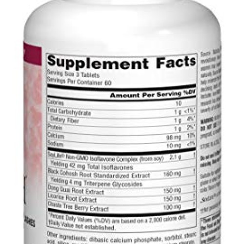Source Naturals - Hot Flash Non-Gmo Soy, 180 tablets