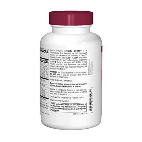 Source Naturals - Hot Flash Non-Gmo Soy, 180 tablets