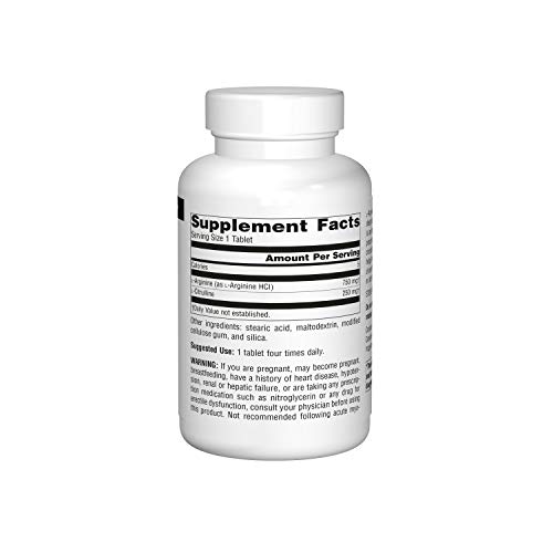 Source Naturals L-Arginine L-Citrulline Complex 1000mg Essential ...