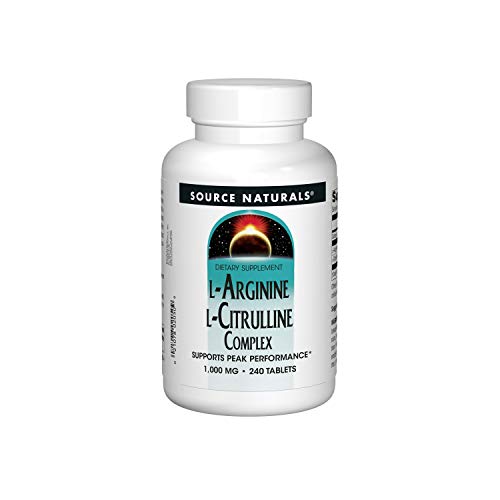 Source Naturals L-Arginine L-Citrulline Complex 1000mg Essential ...
