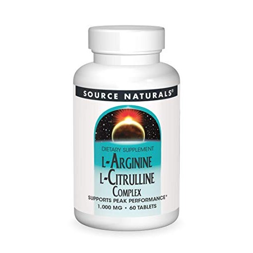 Source Naturals L-Arginine L-Citrulline Complex 1000mg Essential ...