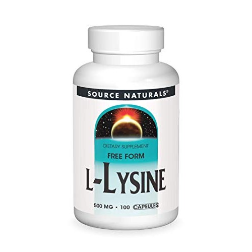 Source Naturals L-Lysine Free Form -Amino Acid Supplement Support...