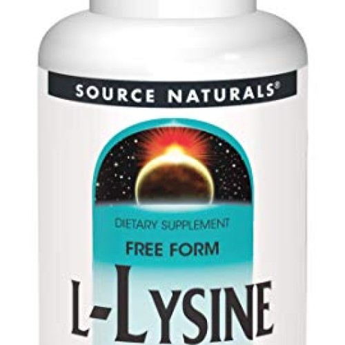 Source Naturals L-Lysine Free Form -Amino Acid Supplement Support...