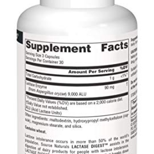 Source Naturals Lactase Digest, for Lactose Intolerance