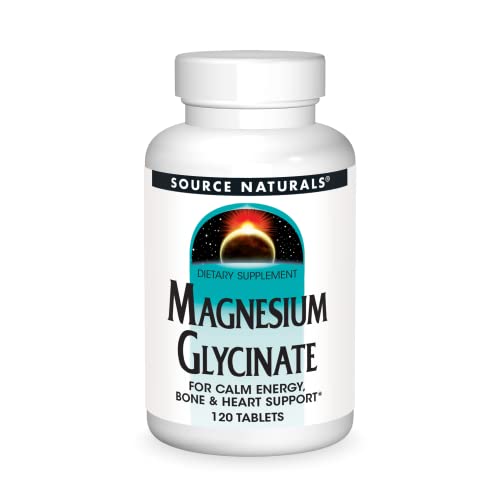 Source Naturals Magnesium Glycinate, for Calm Energy, Bone & Hear...
