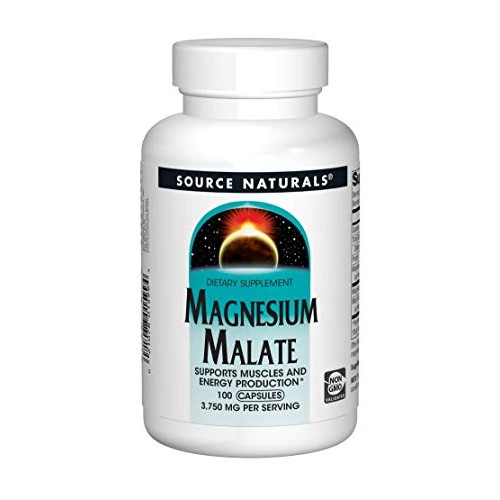 Source Naturals Magnesium Malate 3750 mg Per Serving Essential Ma...