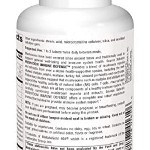 Source Naturals Mushroom Immune Defense, 120 Tablets
