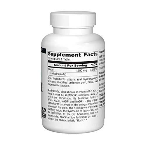 Source Naturals Niacinamide B-3, 1500 mg Dietary Supplement - 100...